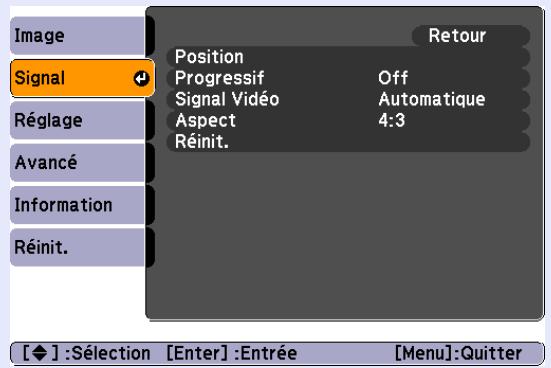 EPSON EMP-S5 - Menu Signal (EMP-X5/S5 uniqueness) - 3