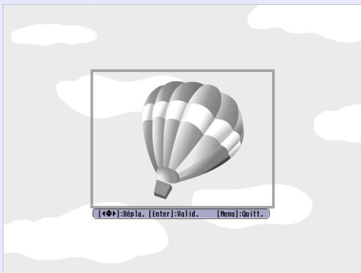 EPSON EMP-X3 - Quand "Accepter cette image comme logo utiliser?" apparait, sélectionnez "Oui". - 3