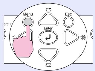 EPSON EMP-X3 - Sélectionnez "Signal" dans le menu de configuration, puis sélectionnez "Alignement". - 2