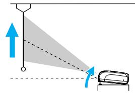 EPSON EMP-X3 - ■ Élévation de l'angle de projection (réglage du pied avant) - 1