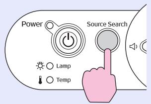 EPSON EMP-X3 - Lancez la recherche de source. - 2