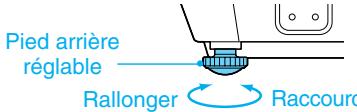 EPSON EMP-X3 - ■ Élévation de l'angle de projection (réglage du pied avant) - 6
