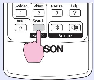 EPSON EMP-X3 - Lancez la recherche de source. - 1