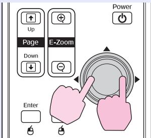 EPSON EMP-X3 - Réglez l'alignement jusqu'à ce que les bandes verticales disparaisent de l'image. - 2