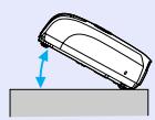 EPSON EMP-X3 - Angle d'inclinaison - 1