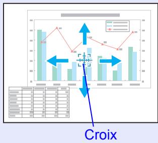 EPSON EMP-X56 - Déplacez la croix sur la partie de l'image à agrandir. - 2