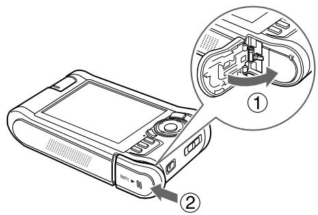 EPSON P-3000 - Mise en place de la batterie - 3