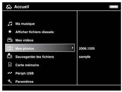 EPSON P-3000 - Affichage des photos ou des vidéos - 1