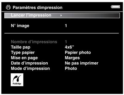 EPSON P-3000 - Définition des détails d'impression - 1