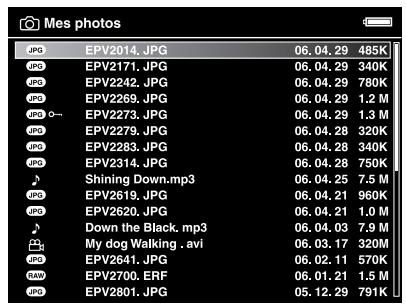 EPSON P-3000 - Écran des détails - 1