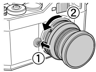 EPSON R-D1 - Dépose des objectifs à monture M (à baïonnette) - 1