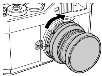 EPSON R-D1 - Mise en place des objectifs à monture M (à baïonnette) - 3