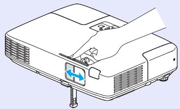 EPSON EB-1730W - Le volet de pause a/v facilité la projection et le rangement de l'appareil - 1