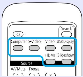 EPSON EB-S62 - Bascule directe par la télécommande (EB-W6 uniquely) - 1