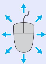 EPSON EB-W6 - Utilisation de la souris sans fil (EB-W6 uniquement) - 2