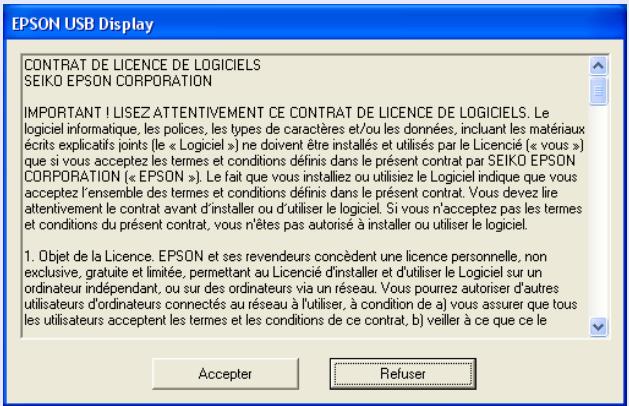 EPSON EB-W6 - L'installation du pilote démarre automatiquement. - 1