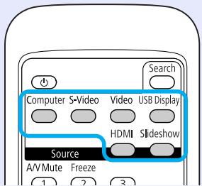 EPSON EB-W6 - Bascule directe par la télécommande (EB-W6 uniquely) - 1
