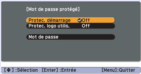 EPSON EB-W6 - Maintenez le bouton [Freeze] enfoncé pendant environ 5 secondes. - 1