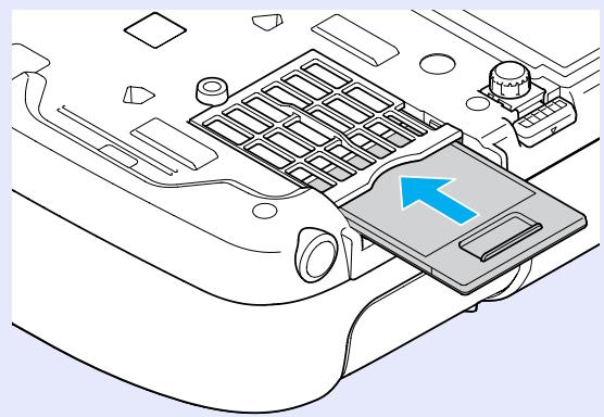 EPSON EB-W6 - Installez le nouveau filtre à air. - 1
