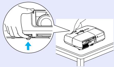 EPSON EB-W6 - Le concept à pied unique évite les ajustements de niveau complexes. - 1