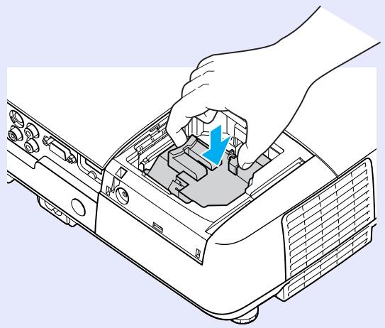 EPSON EB-W6 - Installez la nouvelle lampe. - 1