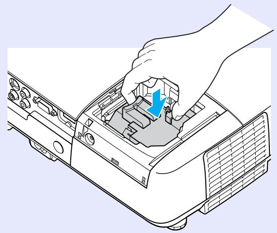 EPSON EB-X6 - Installez la nouvelle lampe. - 1