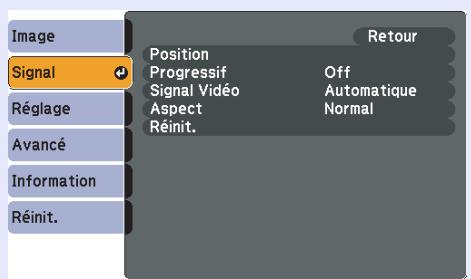EPSON EB-X6 - Menu Signal - 4