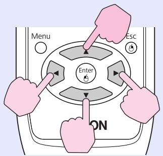 EPSON EB-X6 - Déplacez la croix sur la partie de l'image à agrandir. - 1