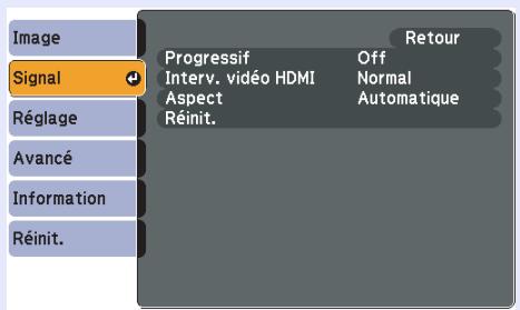 EPSON EB-X6 - Menu Signal - 2