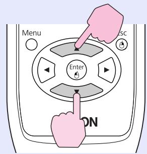 EPSON EB-X6 - Sélectionnez un élément de menu. - 2