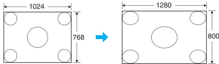 EPSON EB-X6 - ■ Modification du rapport L/H d'images d'ordinateur/HDMI (pour le modèle EB-W6) - 4