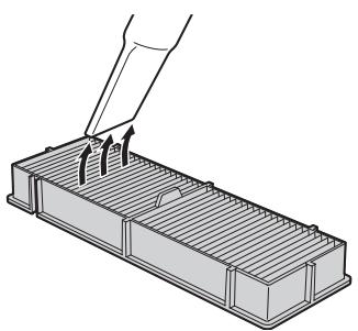 EPSON EH-TW3800 - Retirez le filtre à air. - 3
