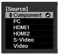 EPSON EH-TW3800 - Si les images prévues ne sont pas projetées - 3