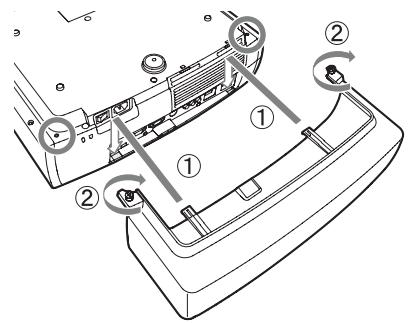 EPSON EH-TW3800 - Installation et retrait du couvercle de câble - 1