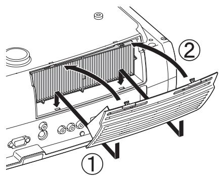EPSON EH-TW3800 - Retirez le filtre à air. - 4