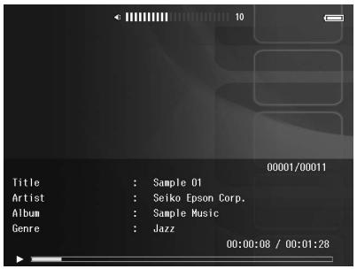 EPSON P-7000 - Opérations de base lors de la lecture de musique - 1