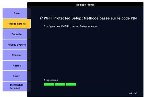 EPSON EB-1830 - Sélectionnez Méthode basée sur le code PIN. - 6