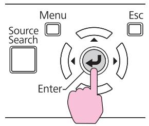 EPSON EB-1830 - Utilisation du panneau de commande - 1