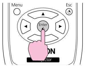 EPSON EB-1830 - Utilisation de la télécommande - 1