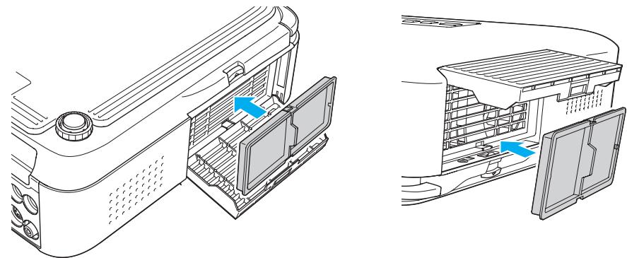 EPSON EB-1830 - Installez le nouveau filtrer a air. - 1