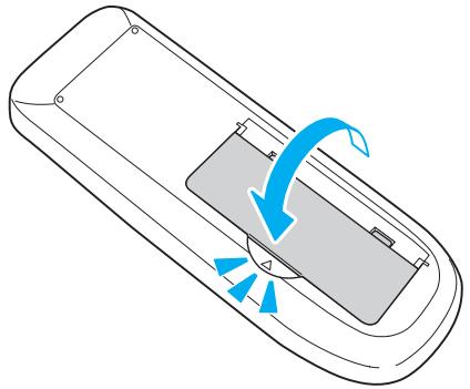 EPSON EB-1830 - Replace the couvercle du compartment à piles. - 1