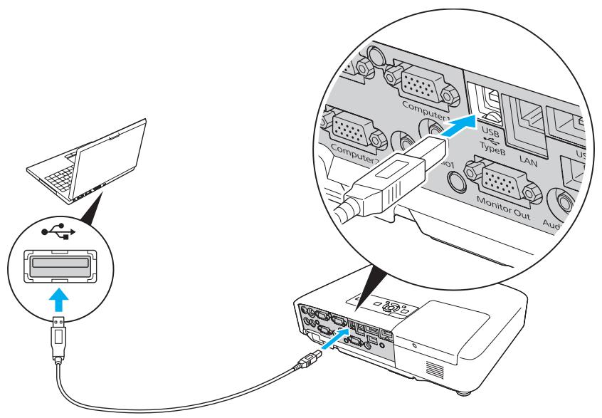 EPSON EB-1830 - Utilisation du Pointeur de Souris à l'aide de la Télécommande (Souris Sans Fil) - 1