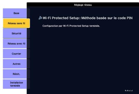 EPSON EB-1830 - Sélectionnez Méthode basée sur le code PIN. - 8