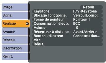 EPSON EB-1915 - Menu de Configuration - 15