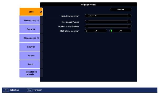 EPSON EB-1915 - Menu Base - 1