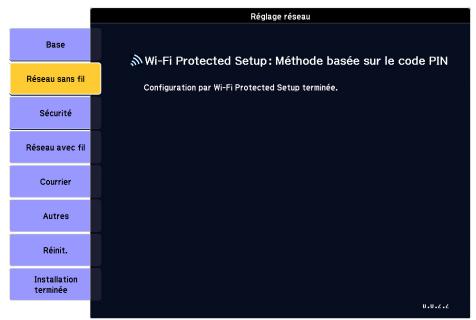 EPSON EB-1915 - Sélectionnez Méthode basée sur le code PIN. - 9