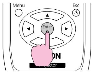 EPSON EB-1915 - Utilisation de la télécommande - 1