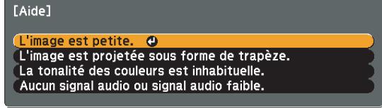 EPSON EB-460 - Appuyez sur le bouton [Help]. - 4