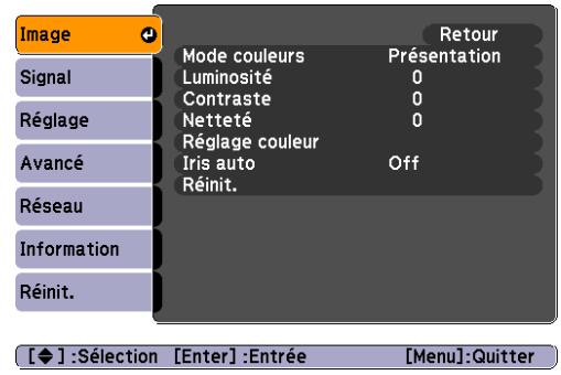 EPSON EB-460 - Menu Configuration - 5