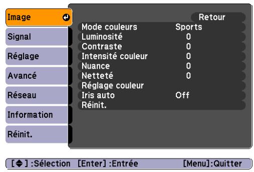 EPSON EB-460 - Menu Configuration - 6